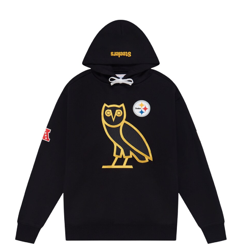 Black Ovo Steelers Hoodie