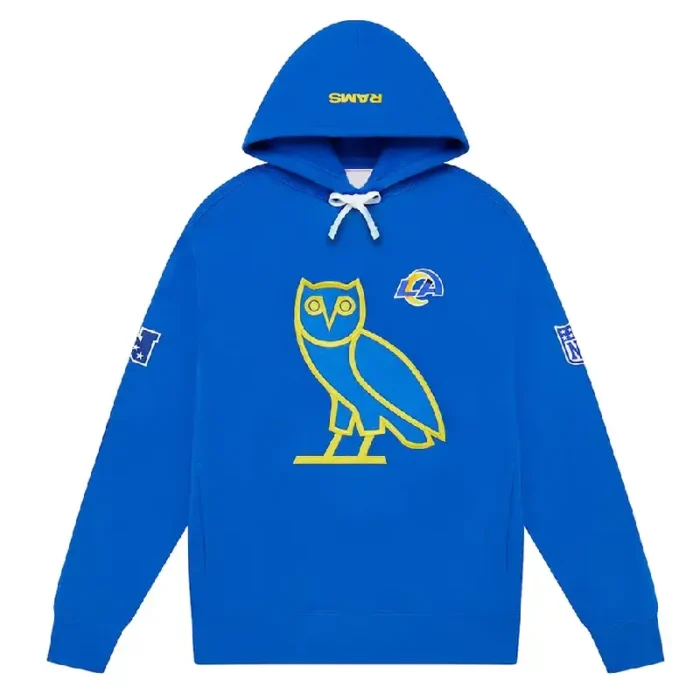 OVO Los Angeles Rams Blue Hoodie