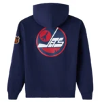 OVO Navy Winnipeg Jets Pullover Hoodie-back
