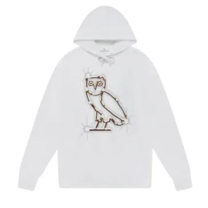 OVO White Bling Hoodie