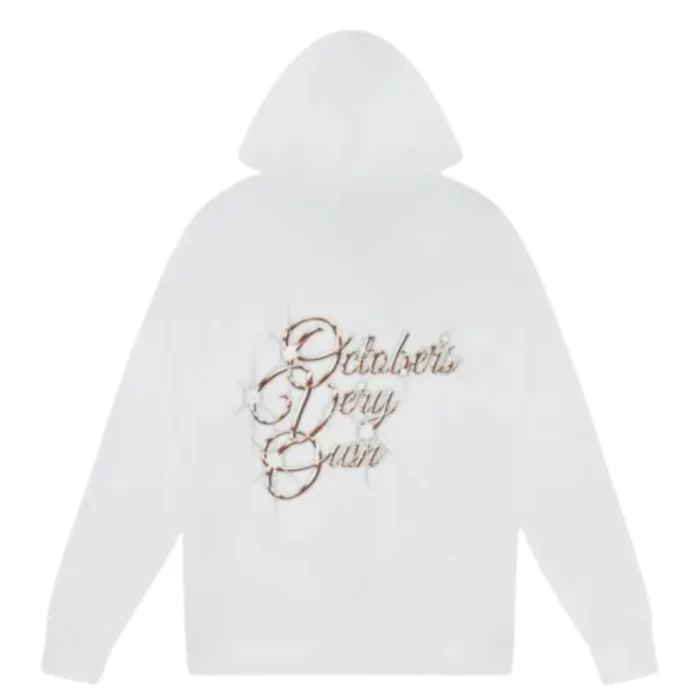 OVO White Bling Hoodie back