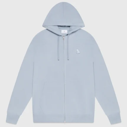 Ovo Classic Full Zip Storm Blue Hoodie