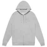 Ovo Classic Zip Up Ash Heather Grey Hoodie