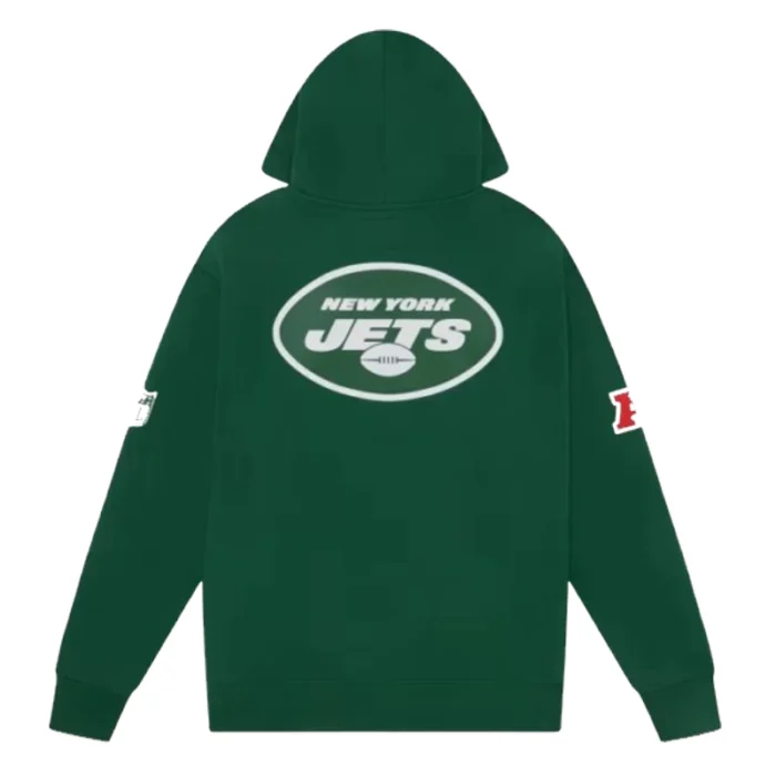 Ovo Jets Green Pullover Hoodie back
