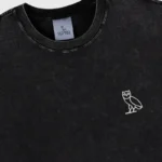 Ovo Muskoka Garment Dyed T-Shirt Black Zoom