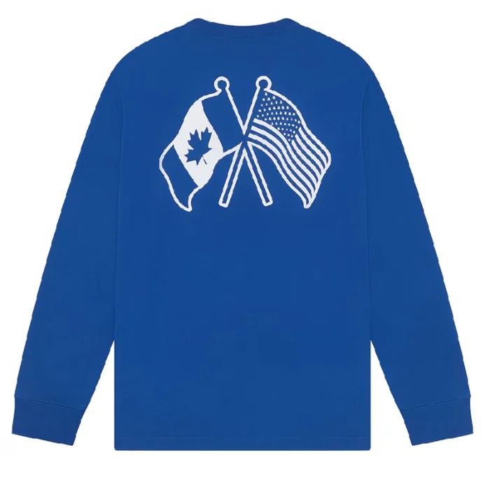 Ovo NHL Blue Long Sleeve Shirt Back