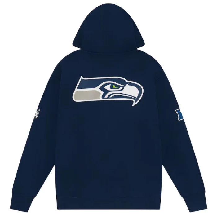 Ovo Navy Seahawks Hoodie back