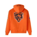 Ovo Orange NFL Chicago Bear Hoodie-back