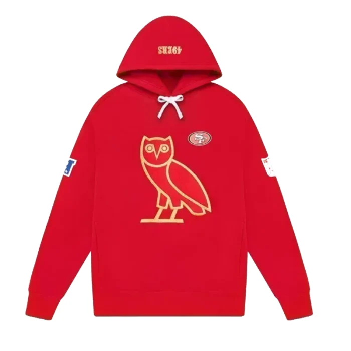 Ovo Red San Francisco 49ers Hoodie