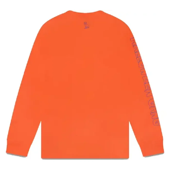Ovo Terror Orange Longsleeve Shirt Back