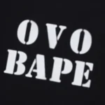 OVO Black Bape Logo Shirt