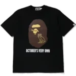 OVO X Bape Black Tee