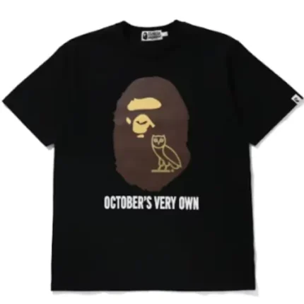 OVO X Bape Black Tee