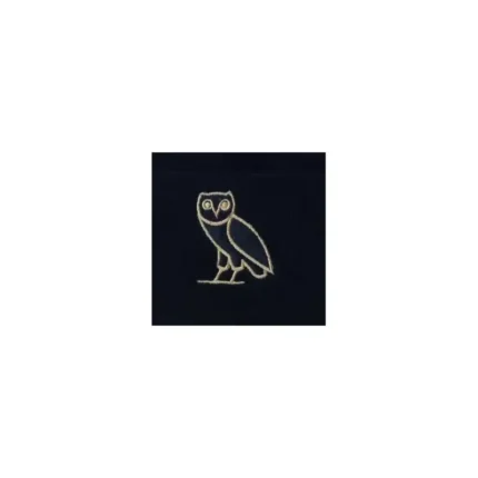 Ovo Black Classic Owl Beanie-design