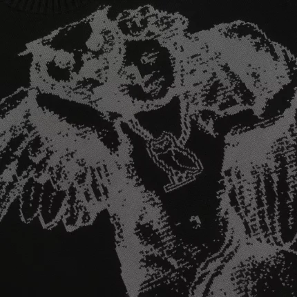 Ovo Cherub Knit Black Sweater-logo