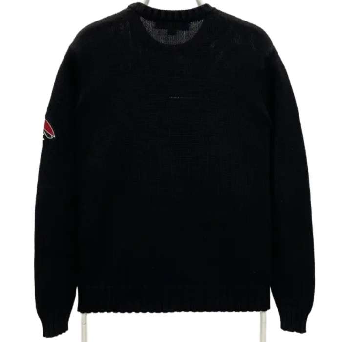 Ovo Christmas Black Crewneck Sweater back