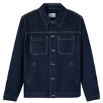 Ovo Construction Wordmark Denim Indigo Jacket