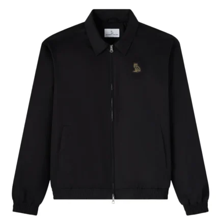 Ovo Full Zip Coaches Denim Black Jacket