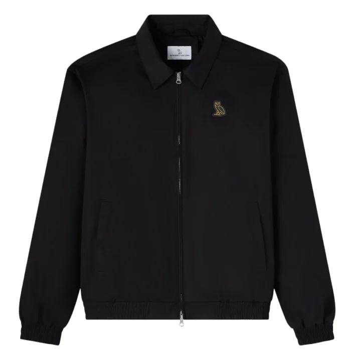 Ovo Full Zip Coaches Denim Black Jacket