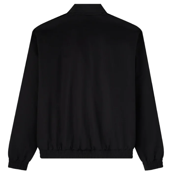 Ovo Full Zip Coaches Denim Black Jacket-back