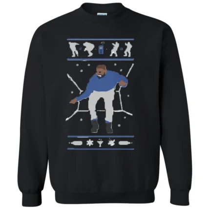 Ovo Hotline Bling Ugly Drake Crewneck Black Sweater