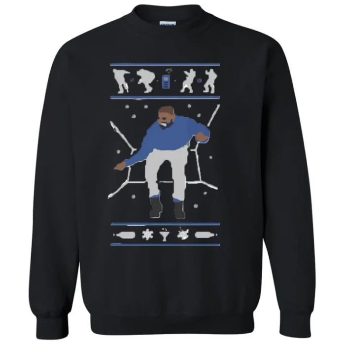 Ovo Hotline Bling Ugly Drake Crewneck Black Sweater