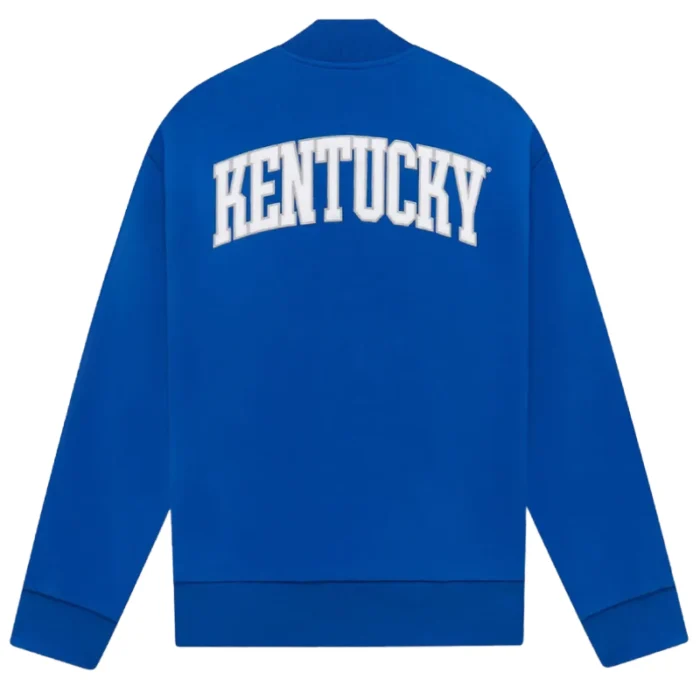 Ovo Kentucky Wildcats Blue Varsity Fleece Jacket back