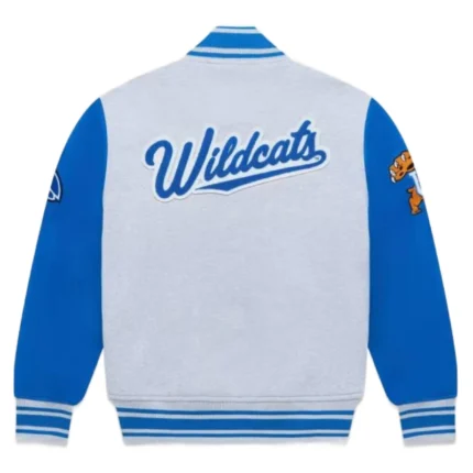 Ovo Kentucky Wildcats Varsity Grey Jacket-back