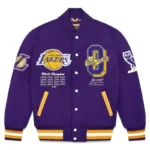 Ovo LA Lakers Varsity Purple Jacket