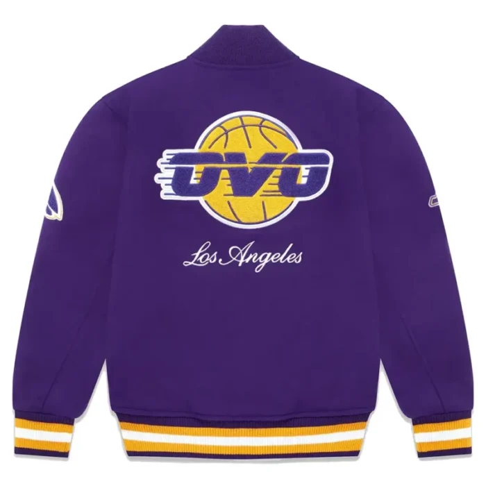 Ovo LA Lakers Varsity Purple Jacket