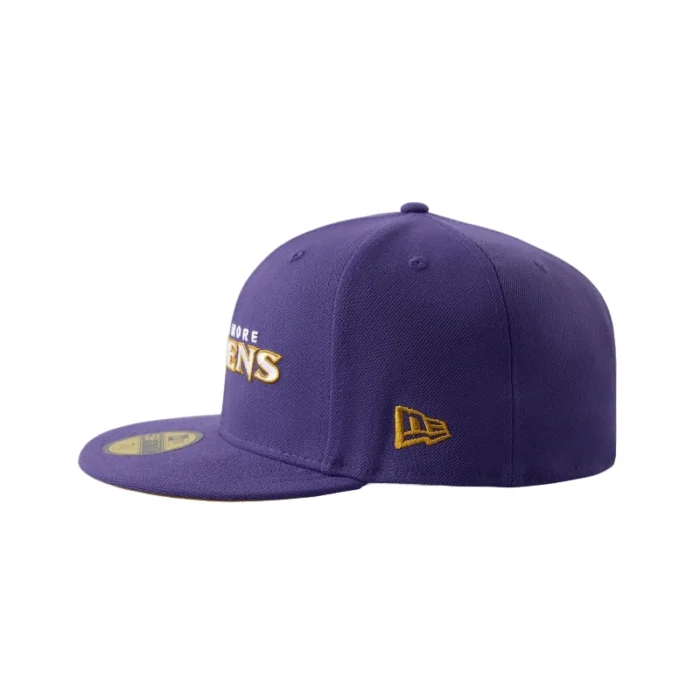 Ovo NFL New Era Baltimore Ravens 59Fifty Purple Cap-side
