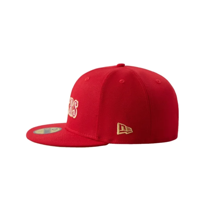 Ovo NFL New Era San Francisco 59Fifty Red Cap-side