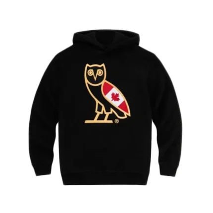 Ovo OG Canada Flag Black Hoodie