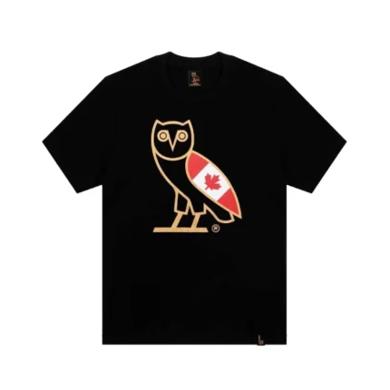 Ovo OG Canada Flag Black T Shirt
