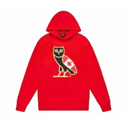 Ovo OG Canada Flag Red Hoodie