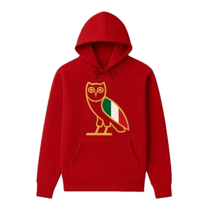 Ovo OG Owl Italy Red Hoodie