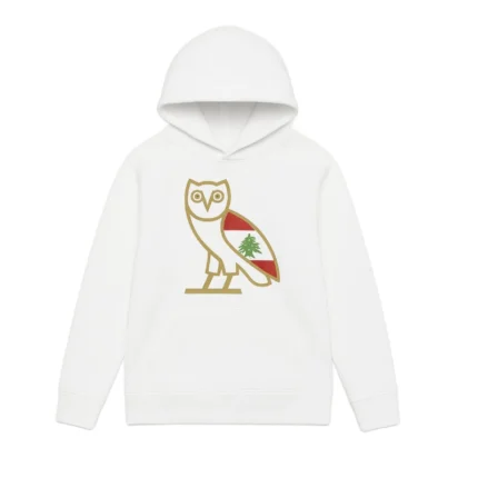 Ovo OG Owl Lebanon White Hoodie