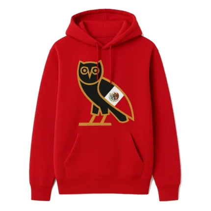 Ovo OG Owl Mexico Red Hoodie