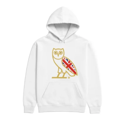 Ovo OG Owl UK White Hoodie