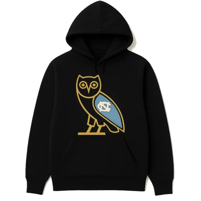 Ovo OG Owl UNC Black Hoodie