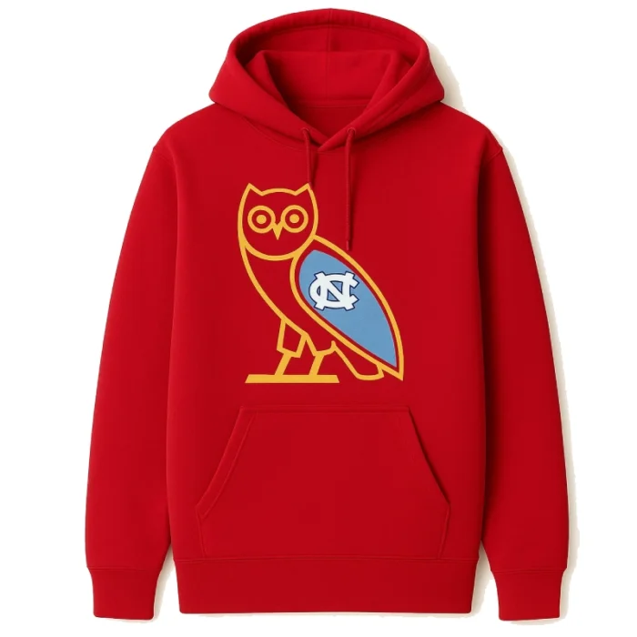 Ovo OG Owl UNC Red Hoodie
