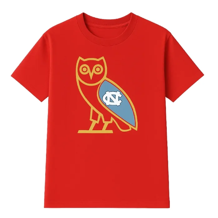 Ovo OG Owl UNC Red T shirt