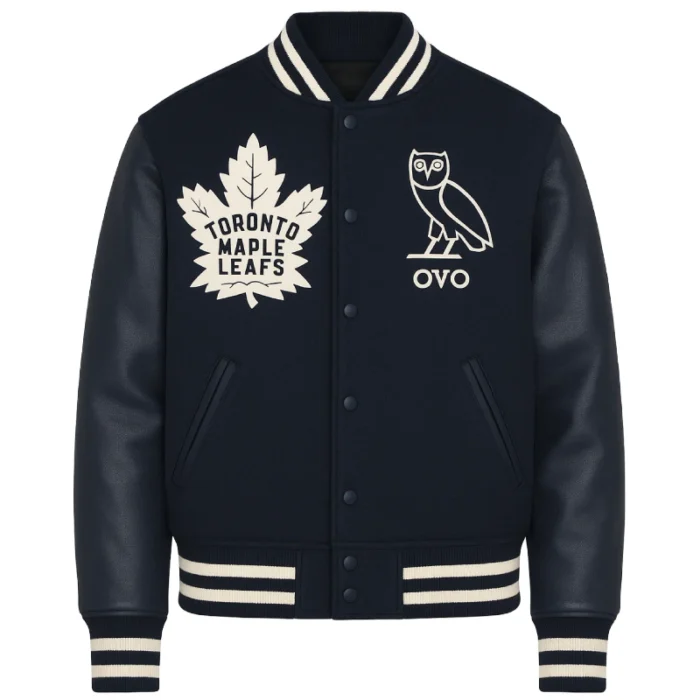 Ovo Toronto Maple Leafs Black Jacket