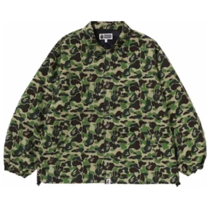 Ovo x Bape ABC Camo Coach Green Jacket