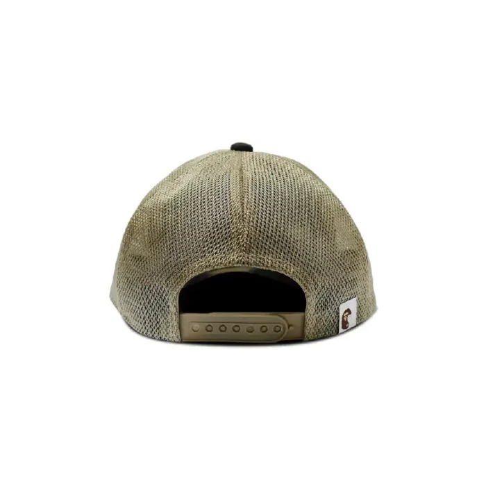 Ovo x Bape Camo Yellow Mesh Cap back