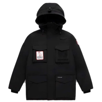 Ovo x Canada Goose Black Terrain Parka-back