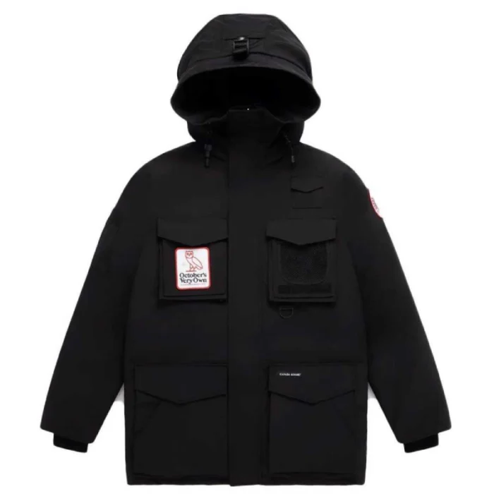 Ovo x Canada Goose Black Terrain Parka-back
