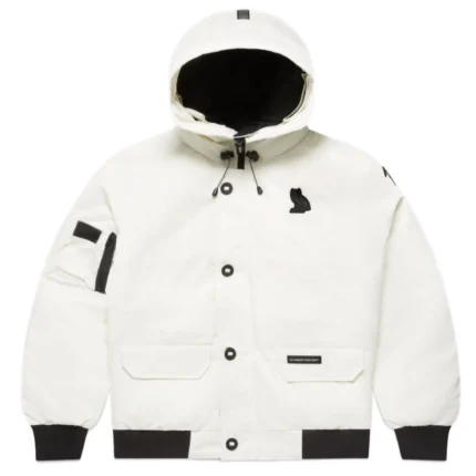 Ovo x Canada Goose Chilliwack White Bomber Jacket