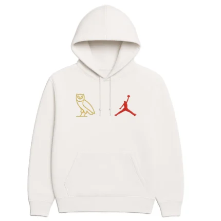 Ovo x Jordan White Tracksuit - hoodie