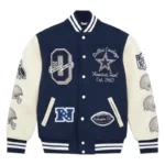 Ovo x NFL Dallas Cowboys Varsity Navy Jacket